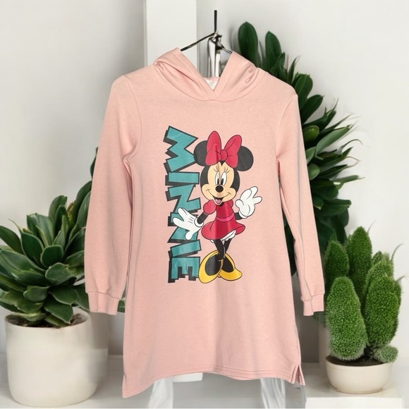 H&M Other - H&M Disney Minnie Mouse Pink Kids Hoodie Size 8-10Y